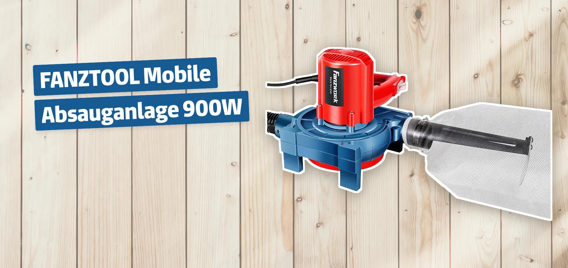 FANZTOOL Mobile Absauganlage 900W