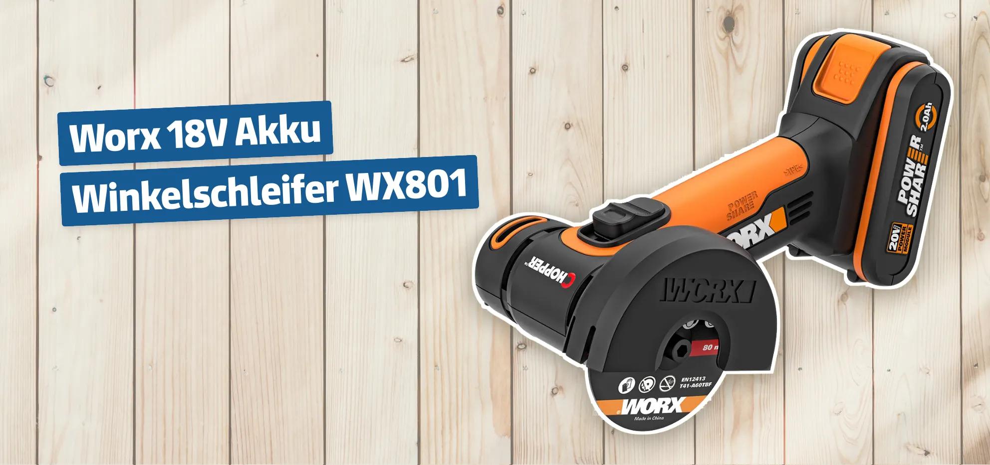 Worx 18V Akku Winkelschleifer WX801