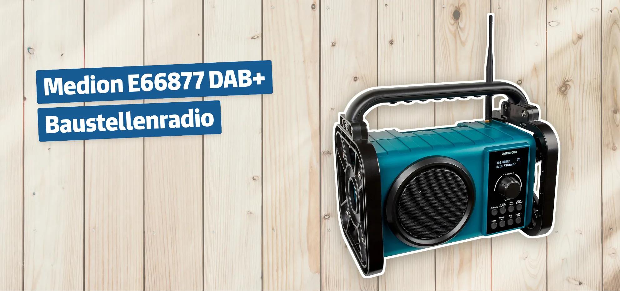 Medion E66877 DAB+ Baustellenradio