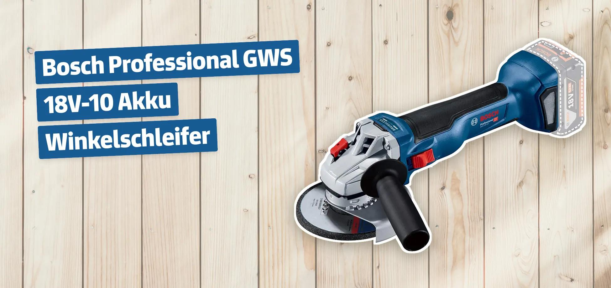 Bosch Professional GWS 18V-10 Akku Winkelschleifer