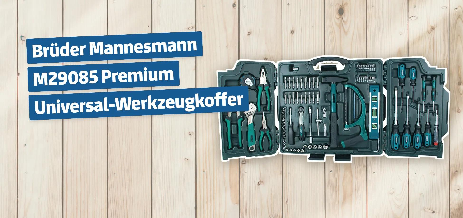 Brüder Mannesmann M29085 Premium Universal-Werkzeugkoffer