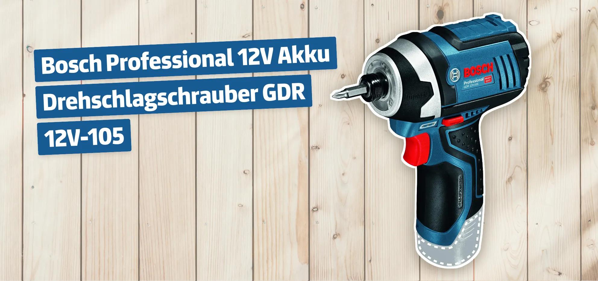 Bosch Professional 12V Akku Drehschlagschrauber GDR 12V-105