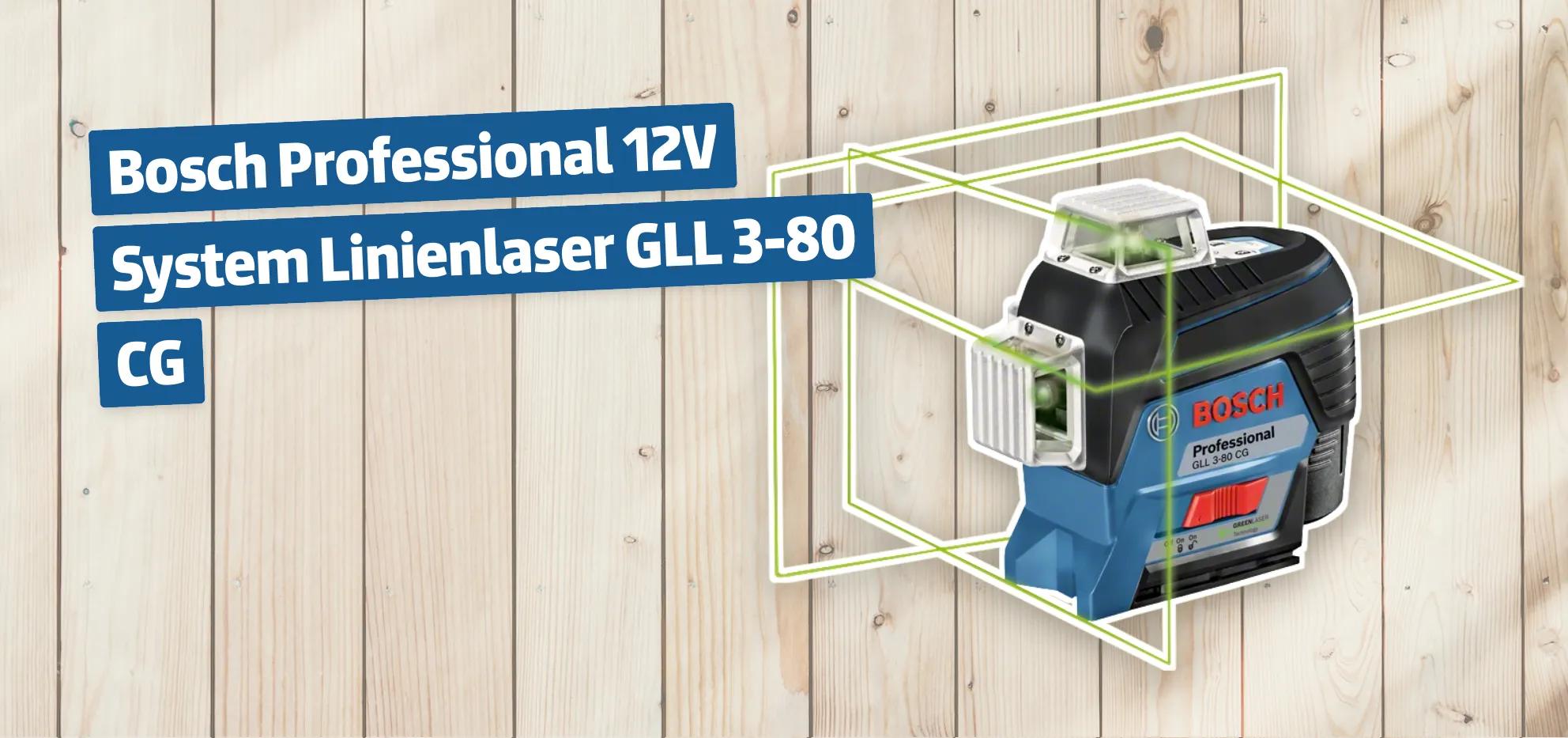 Bosch Professional 12V System Linienlaser GLL 3-80 CG