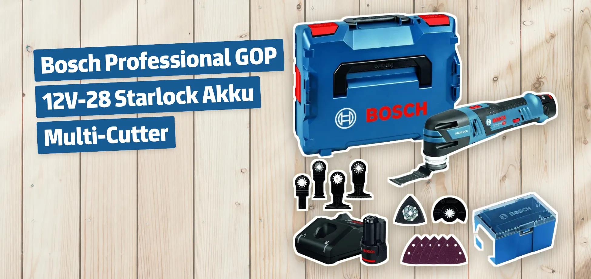 Bosch Professional GOP 12V-28 Starlock Akku Multi-Cutter