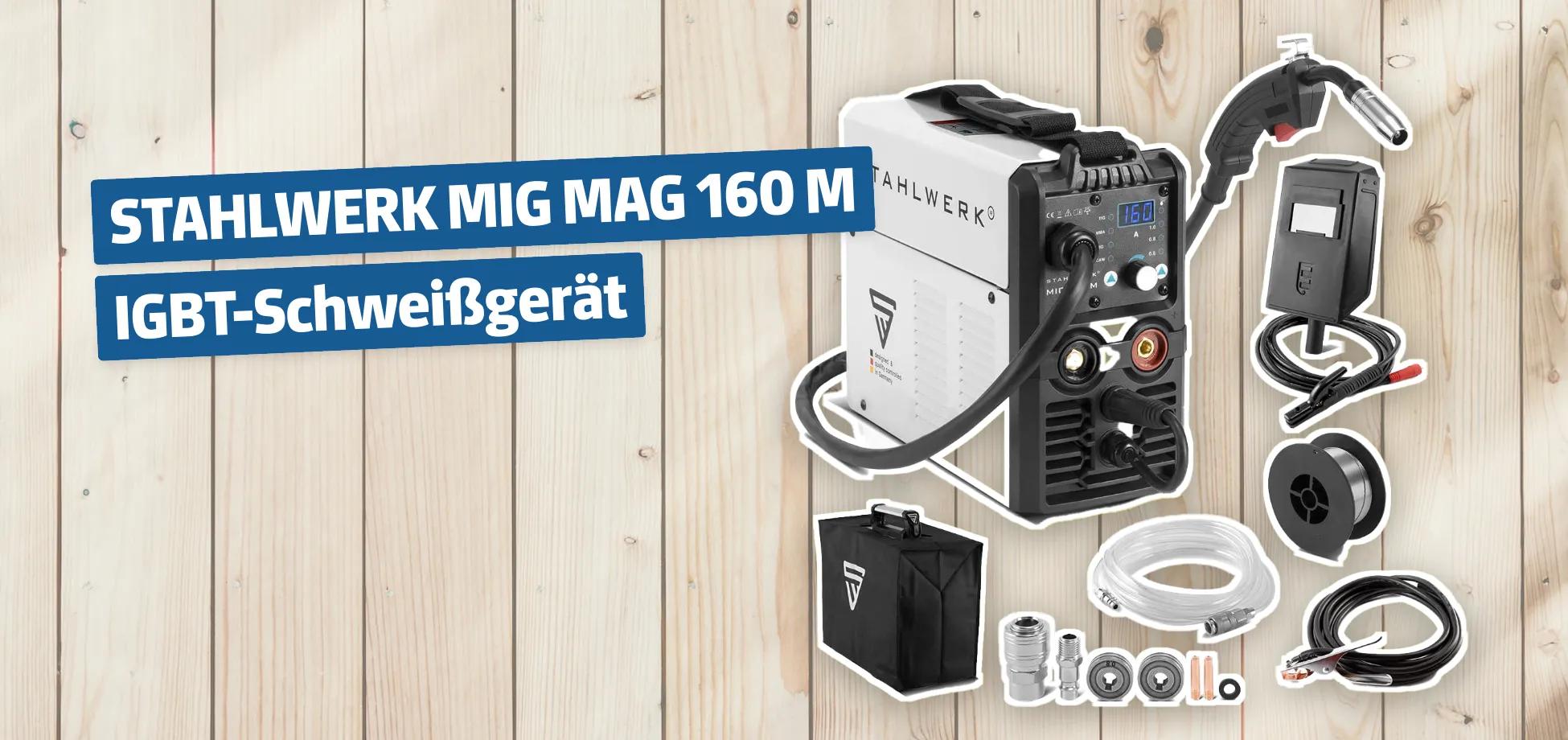 STAHLWERK MIG MAG 160 M IGBT-Schweißgerät