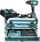 Makita DHP453RFX2 Akku-Schlagbohrschrauber 18V mit Zubehör-Set
