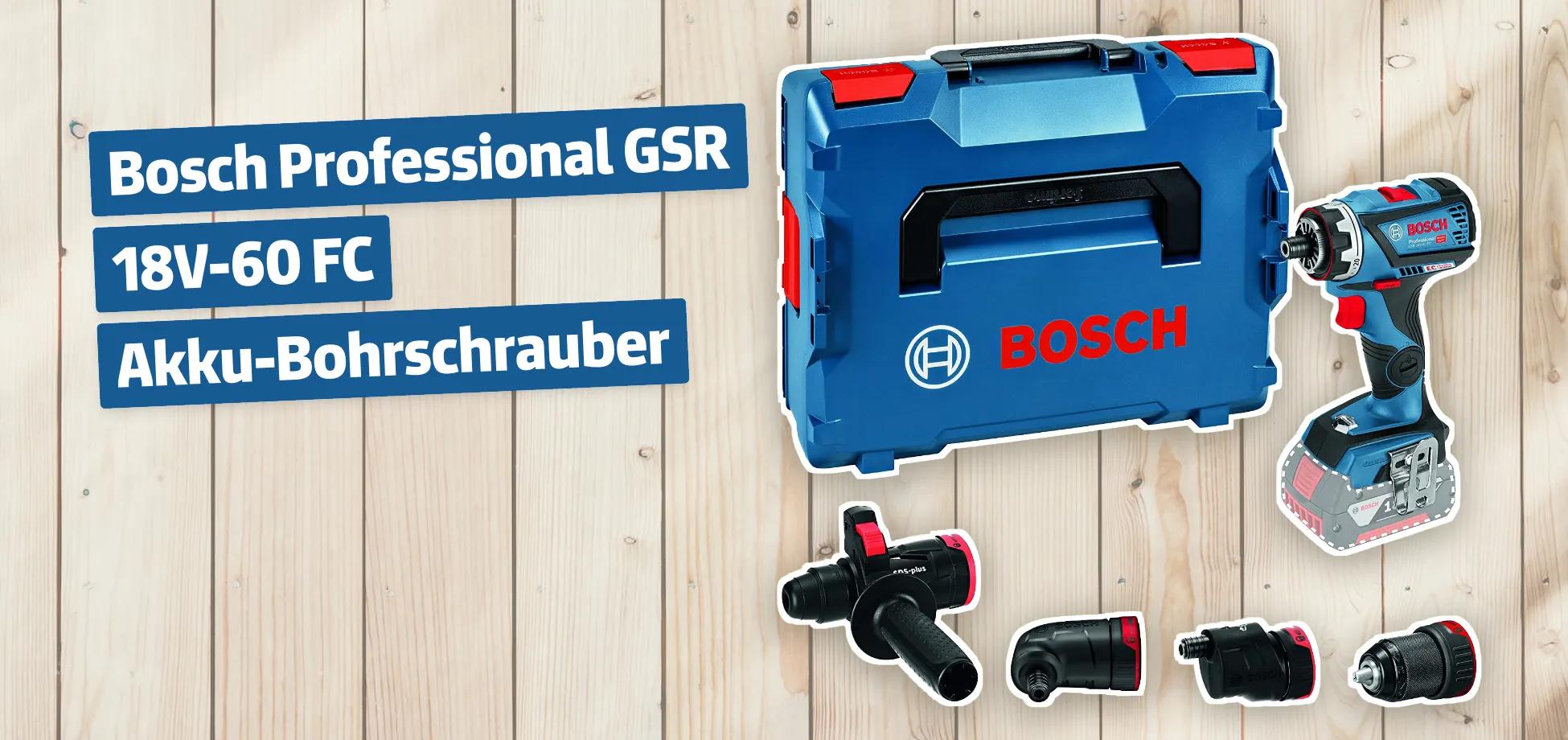 Bosch Professional GSR 18V-60 FC Akku-Bohrschrauber
