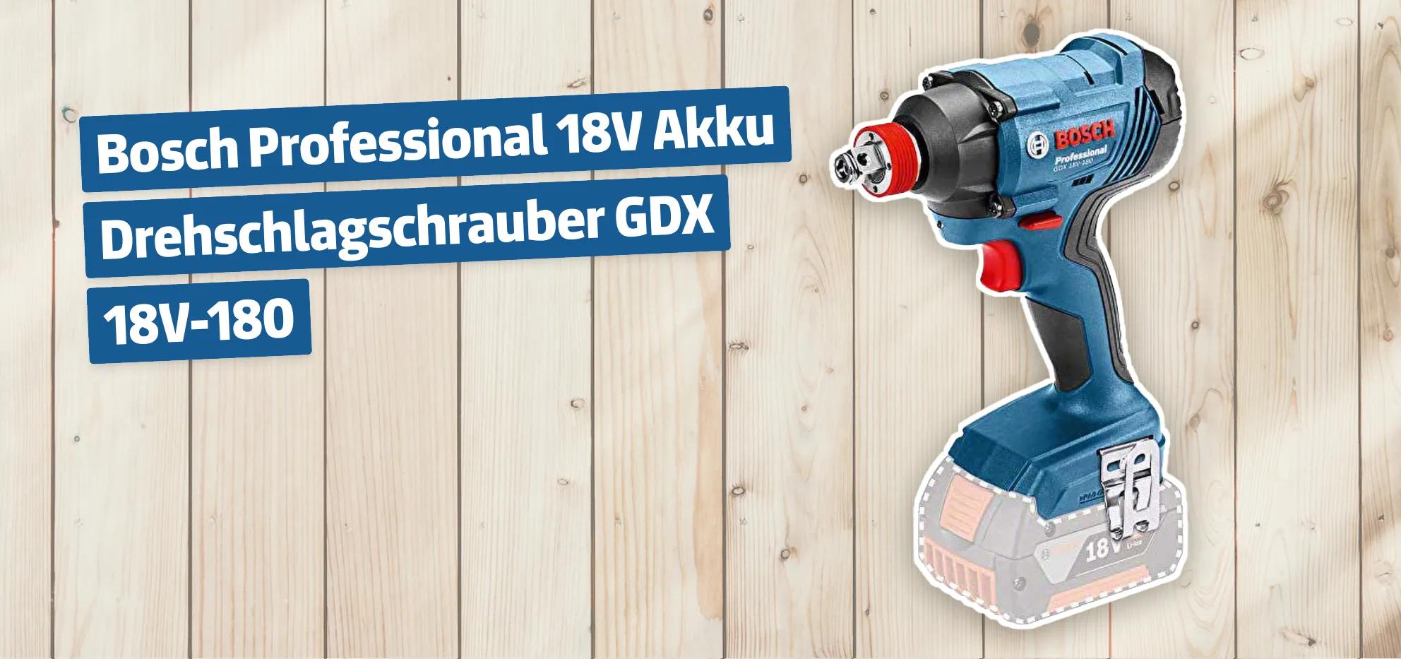 Bosch Professional 18V Akku Drehschlagschrauber GDX 18V-180