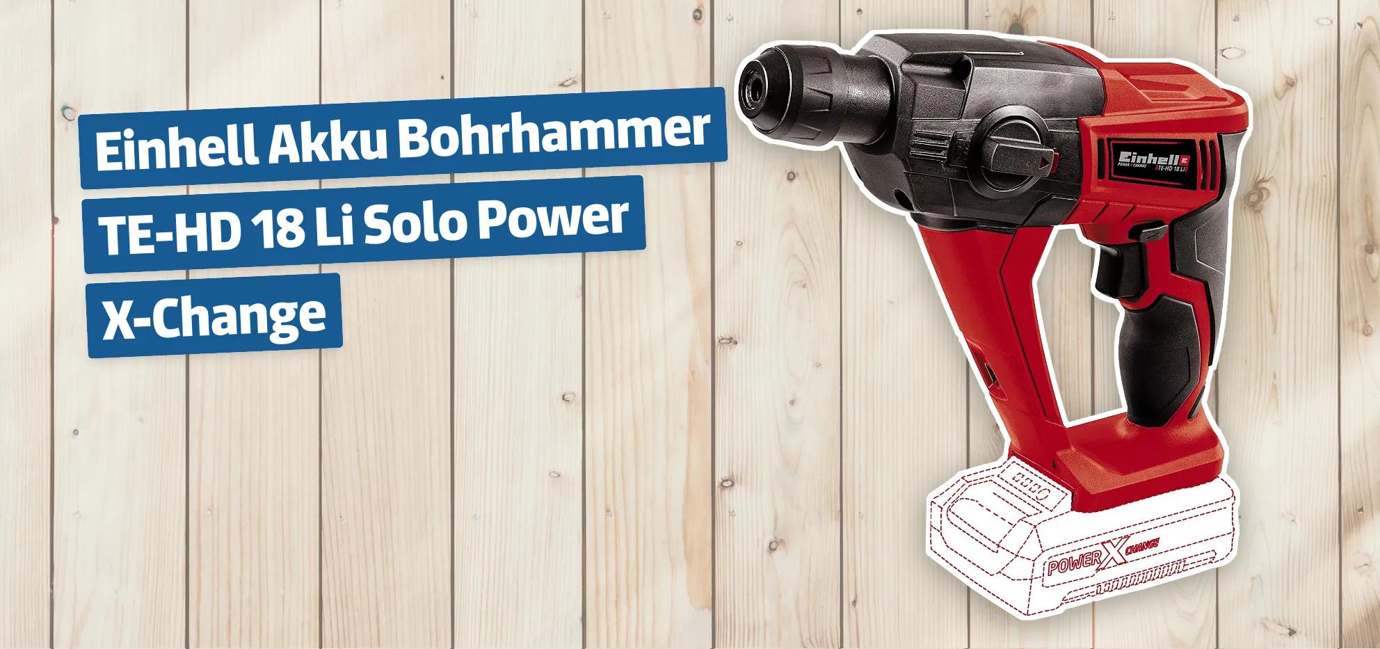 Einhell Akku Bohrhammer TE-HD 18 Li Solo Power X-Change