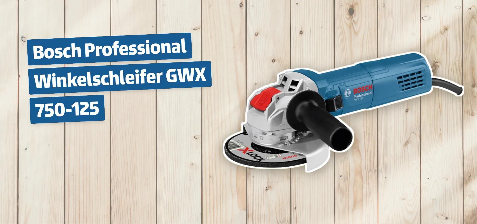 Bosch Professional Winkelschleifer GWX 750-125