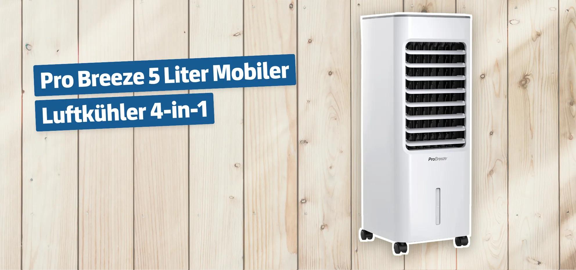 Pro Breeze 5 Liter Mobiler Luftkühler 4-in-1