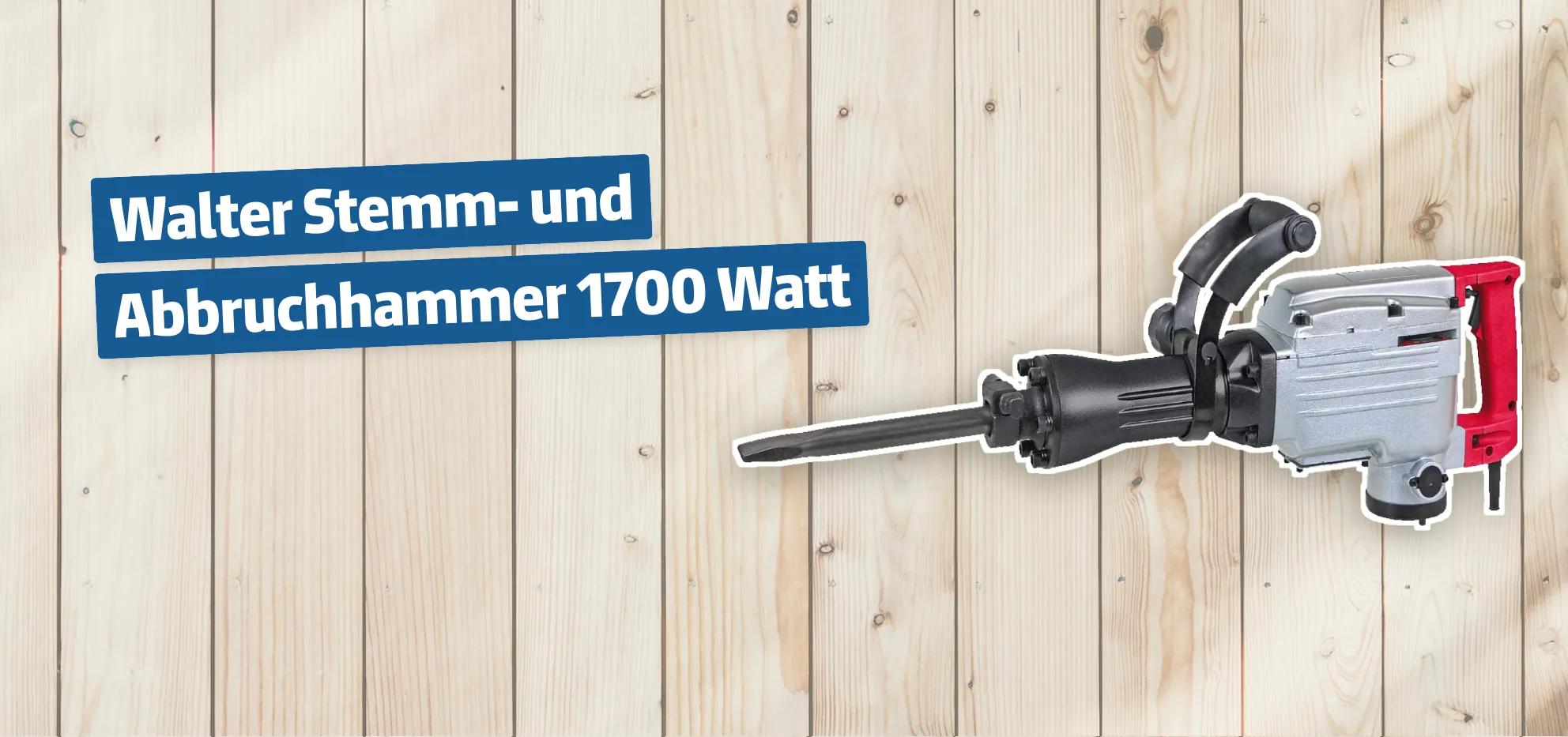 Walter Stemm- und Abbruchhammer 1700 Watt