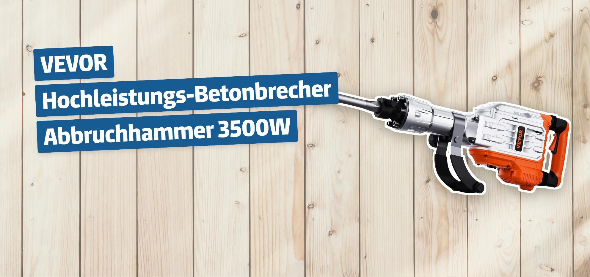 VEVOR Hochleistungs-Betonbrecher Abbruchhammer 3500W