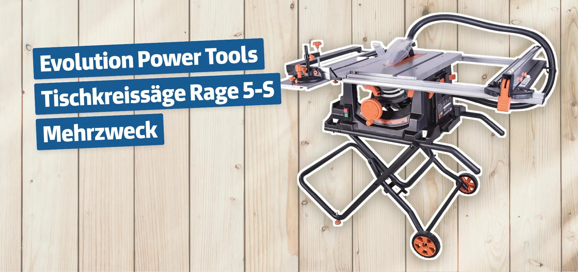 Evolution Power Tools Tischkreissäge Rage 5-S Mehrzweck