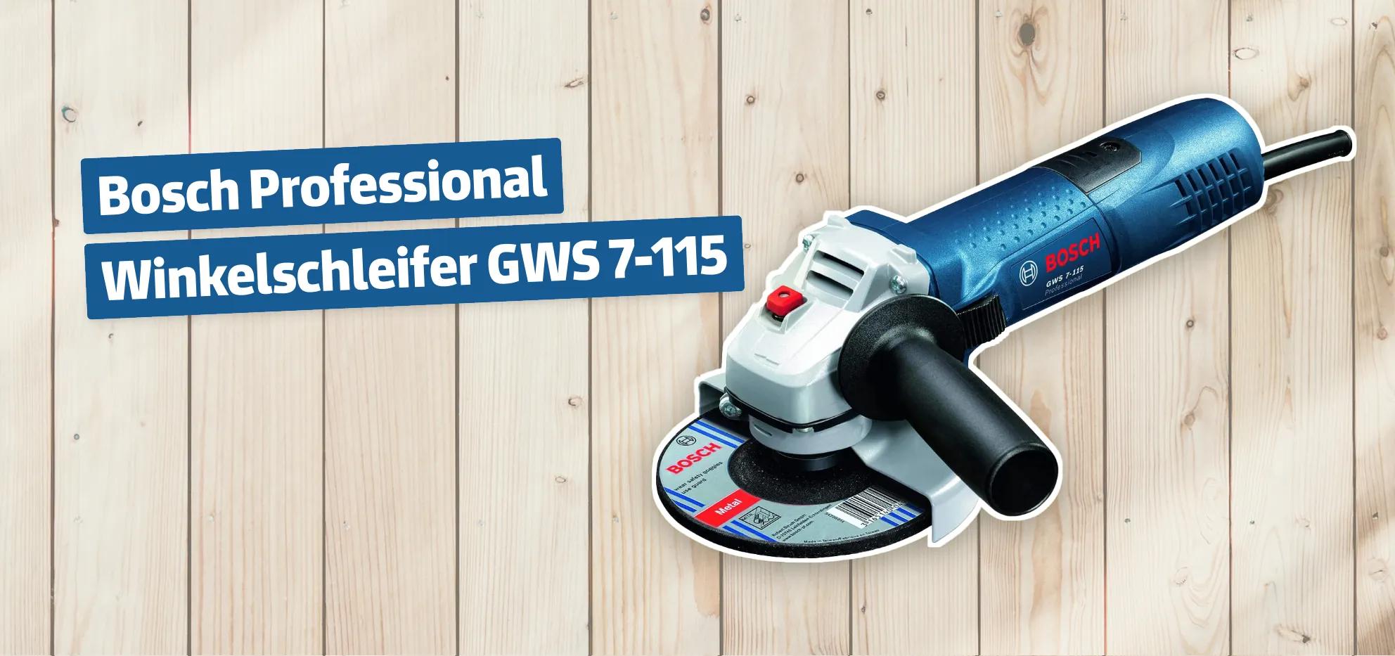Bosch Professional Winkelschleifer GWS 7-115