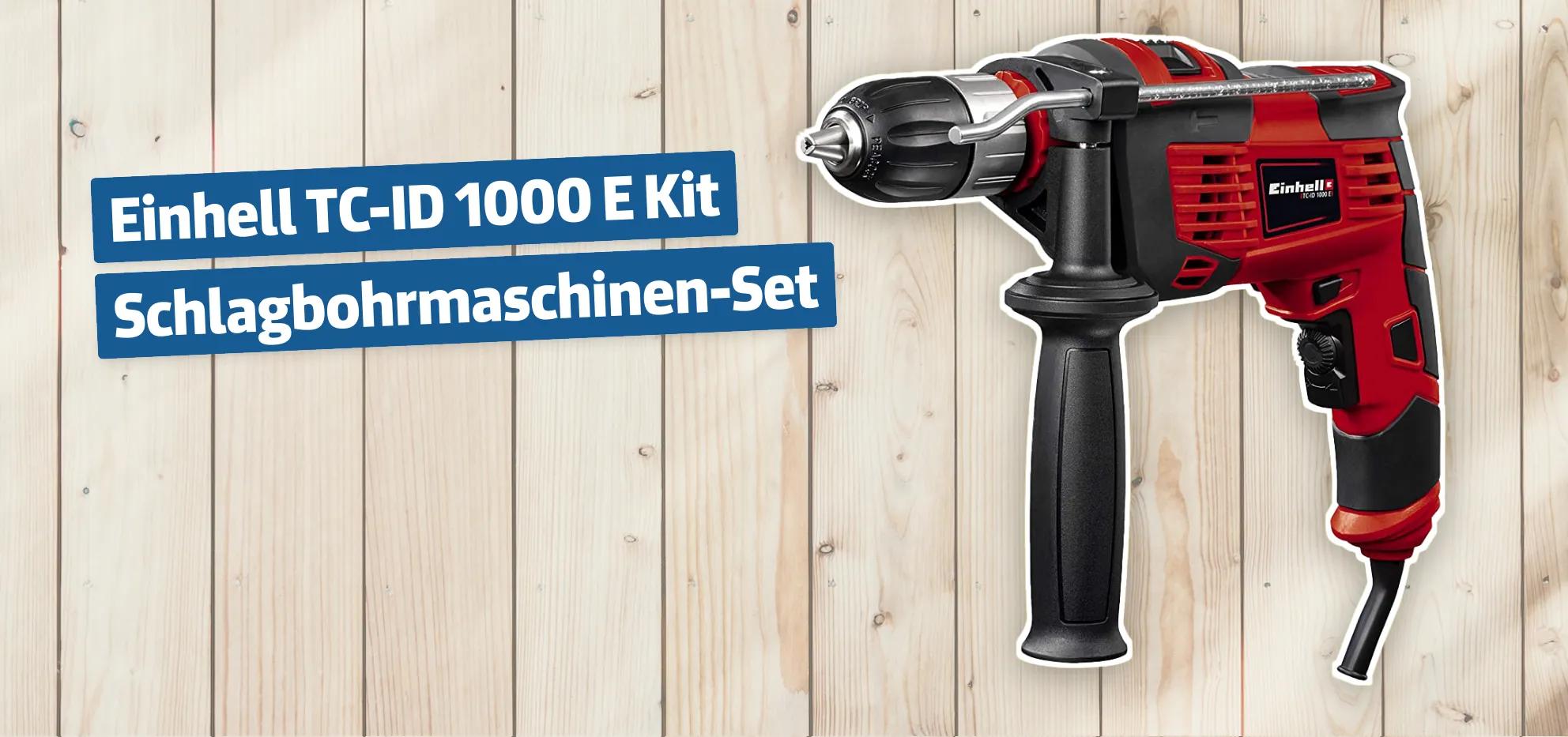 Einhell TC-ID 1000 E Kit Schlagbohrmaschinen-Set