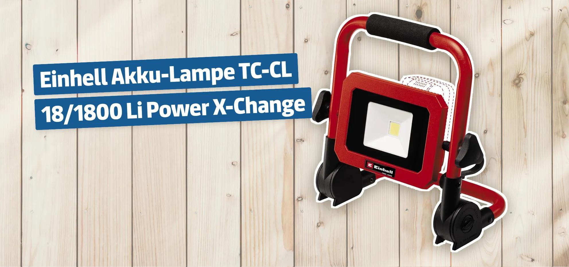 Einhell Akku-Lampe TC-CL 18/1800 Li Power X-Change