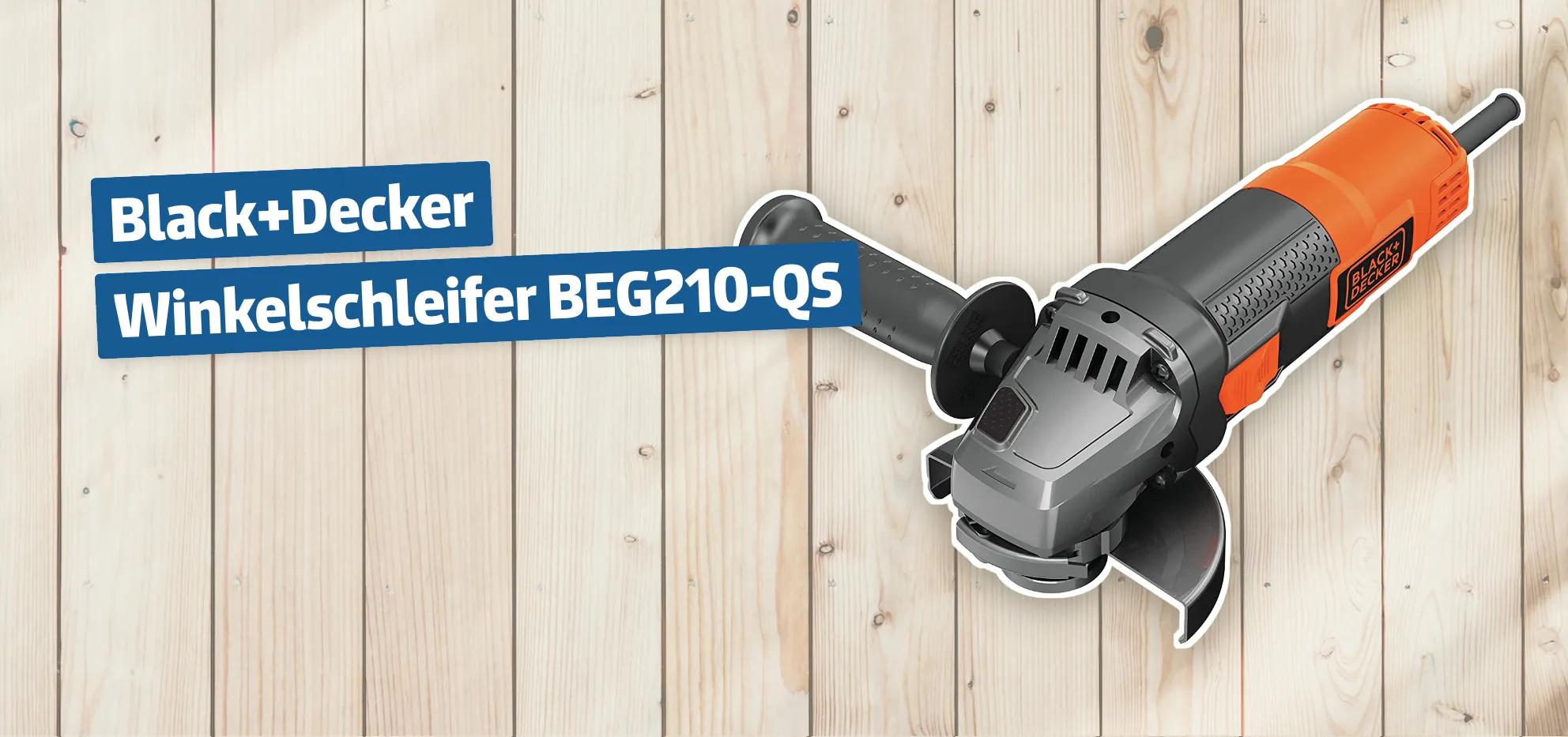 Black+Decker Winkelschleifer BEG210-QS