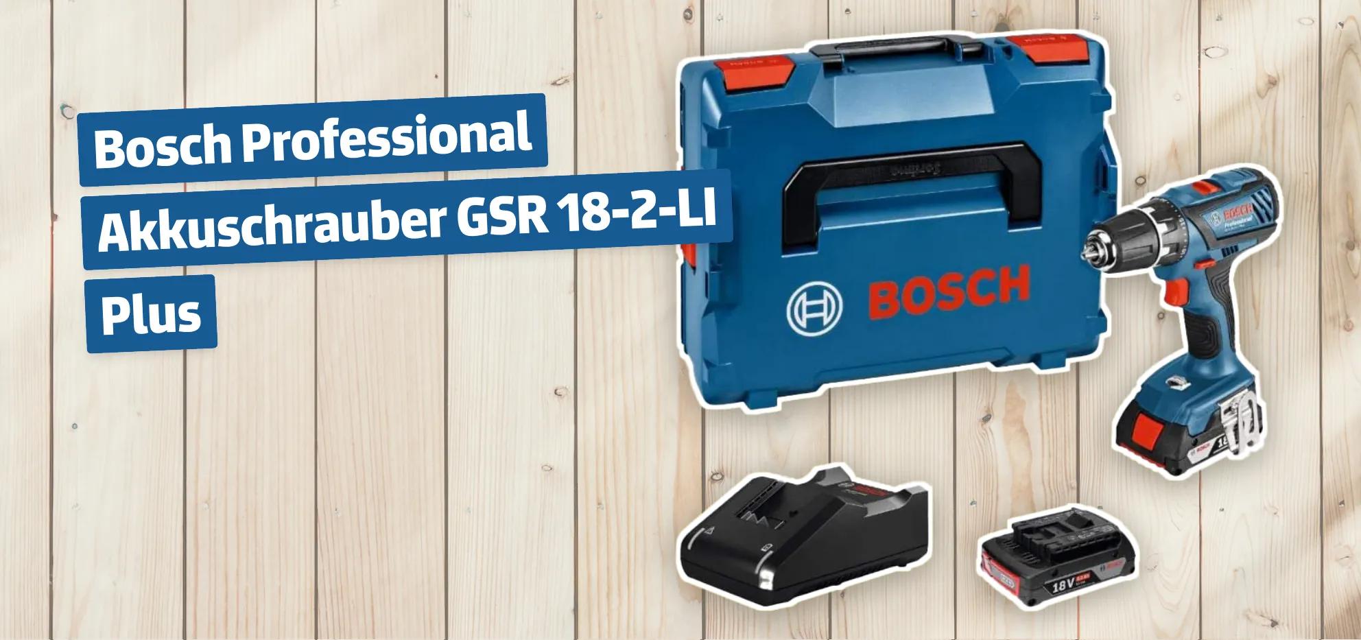 Bosch Professional Akkuschrauber GSR 18-2-LI Plus
